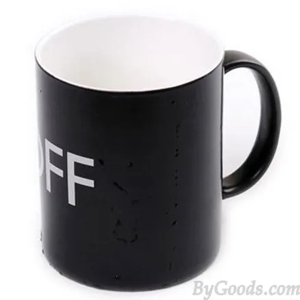 Temperature Sensing Ceramic Cup Personality Switch Milk Cup