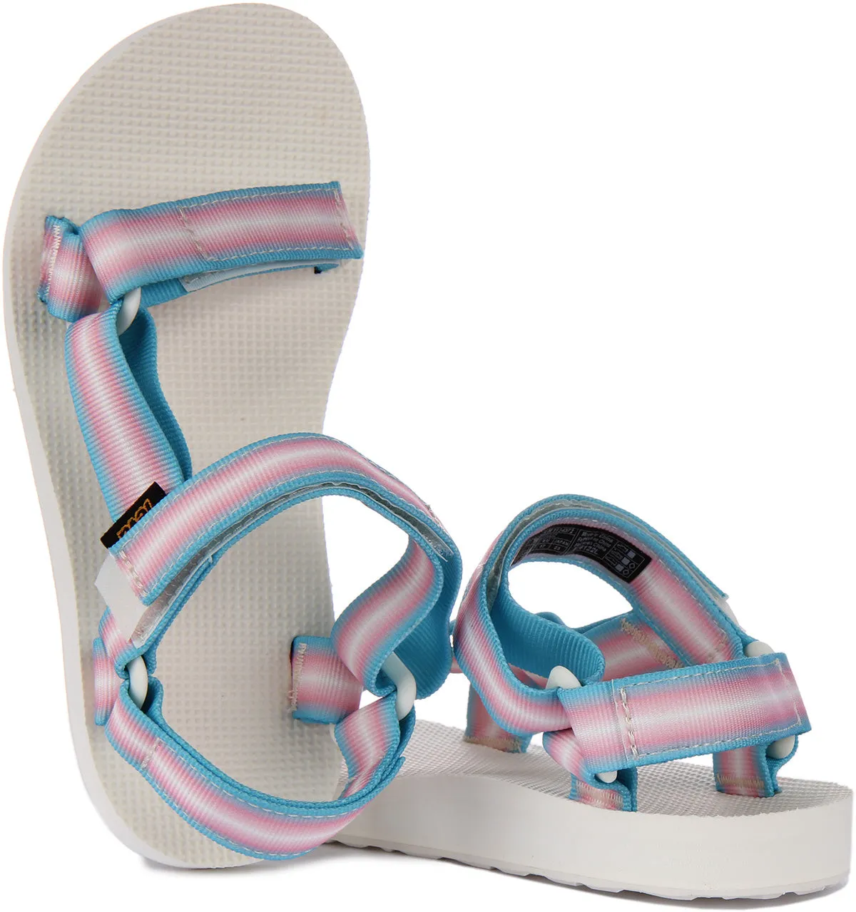 Teva Original Universal Gradiate Sandalia vegana para mujer en multicolor
