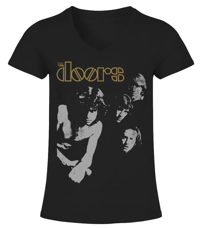 The Doors BK (36) Camiseta cuello pico Mujer