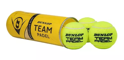 Tubo Pelotas Paddle Dunlop Team X3 Utpvfv012z Empo2000