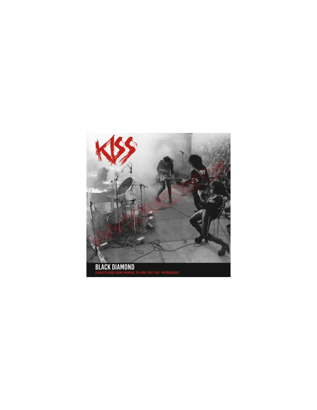 VINILO LP KISS  BLACK DIAMOND 